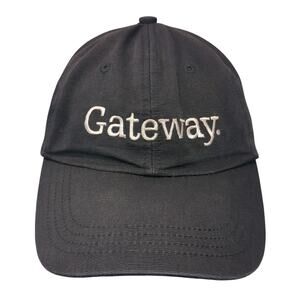 Gateway Intel Slideback Baseball Cap Black One Size Adjustable Highland Bay